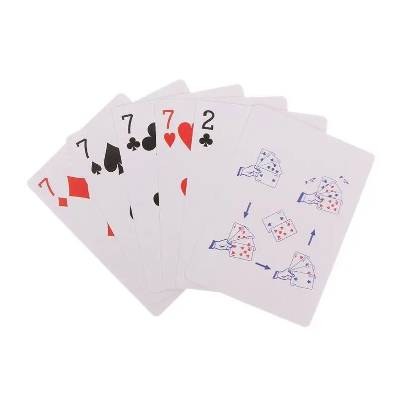 4 карты 7 до 2 трансформатор волшебные фокусы реквизит карты игрушка детская игрушка Feb-15