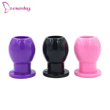 Hollow Anal Plug Tunnel Vaginal Anal Dilator Clean Pussy Sex Anal Plug Butt Erotic Prostate Massage
