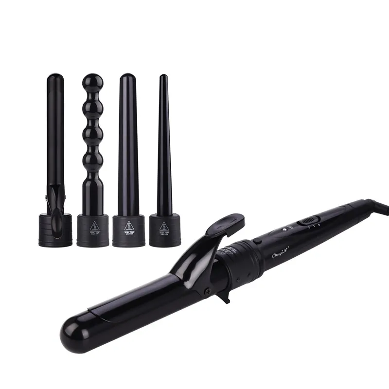 

Multifunctional Hair Curling Kit with 5 Interchangeable Wands with 2 Temp Settings Hair Styling Tool Set for All Hair 30