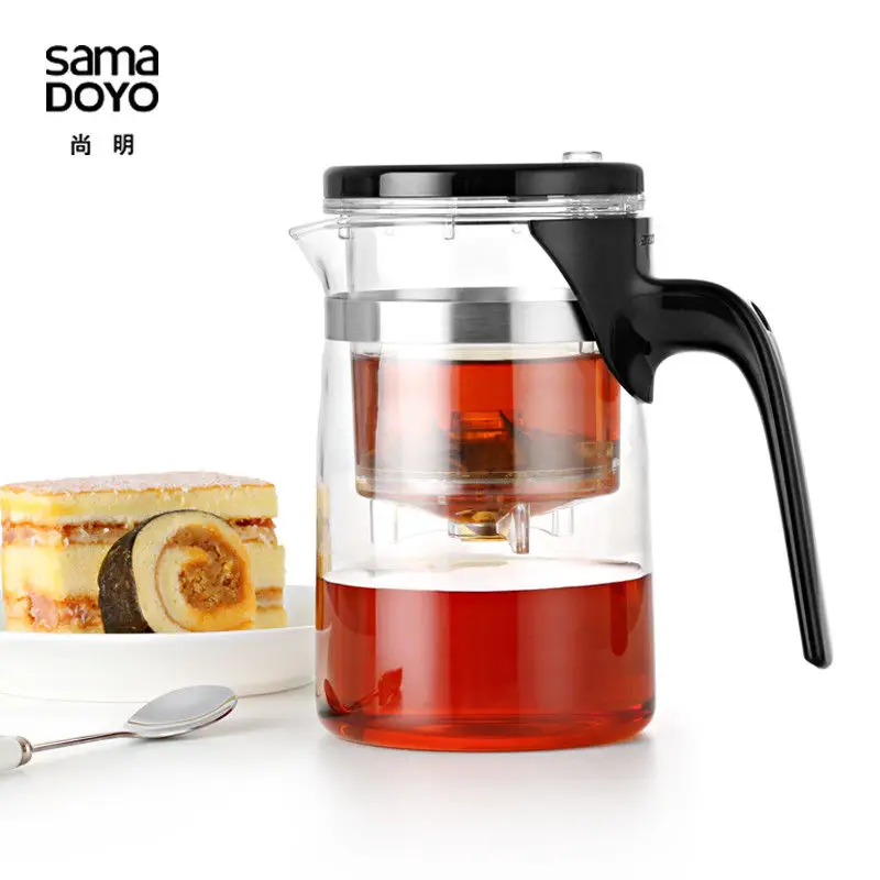 [GRANDNESS] Samadoyo E-01 высококачественный Gongfu Чайник и кружка 500 мл стеклянный чайник SAMA художественная чайная чашка