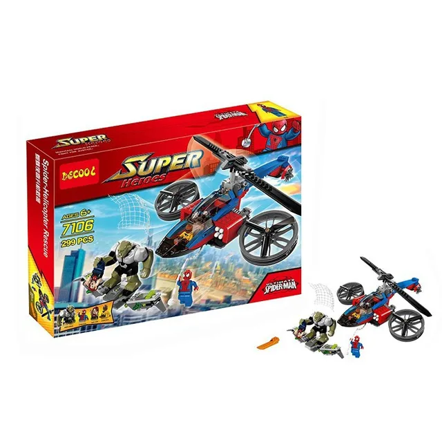 Modelu Budynku Zestawy Kompatybilny Z Legoe Spider Man 3d Bloki