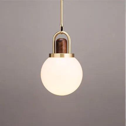 

Nordic Design Rose Gold Glass Ball Pendant Light Creative Design Aisle Living Room Bedside Dinner Decro Led Light Fixtures