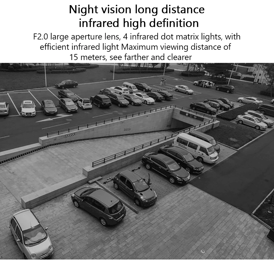 Xiaovv наружная панорамная камера 360 IP 1080P камера видеонаблюдения беспроводная wifi ночное видение высокой четкости с приложением Mijia