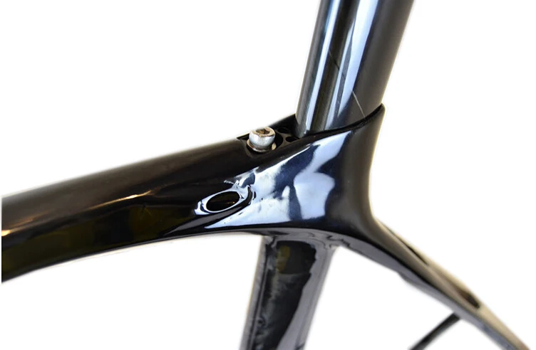 Perfect New arrivals OEM road bike frame with UD finish with free shipping carbon bicycle frame 3