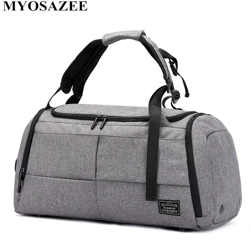MYOSAZEE брендовая Вместительная дорожная сумка для мужчин повседневный деловой