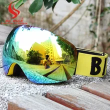 BE NICE professional snowboards high coverage ski goggles snow glasses snowboard goggles anti fog winter glasses for adult 4500