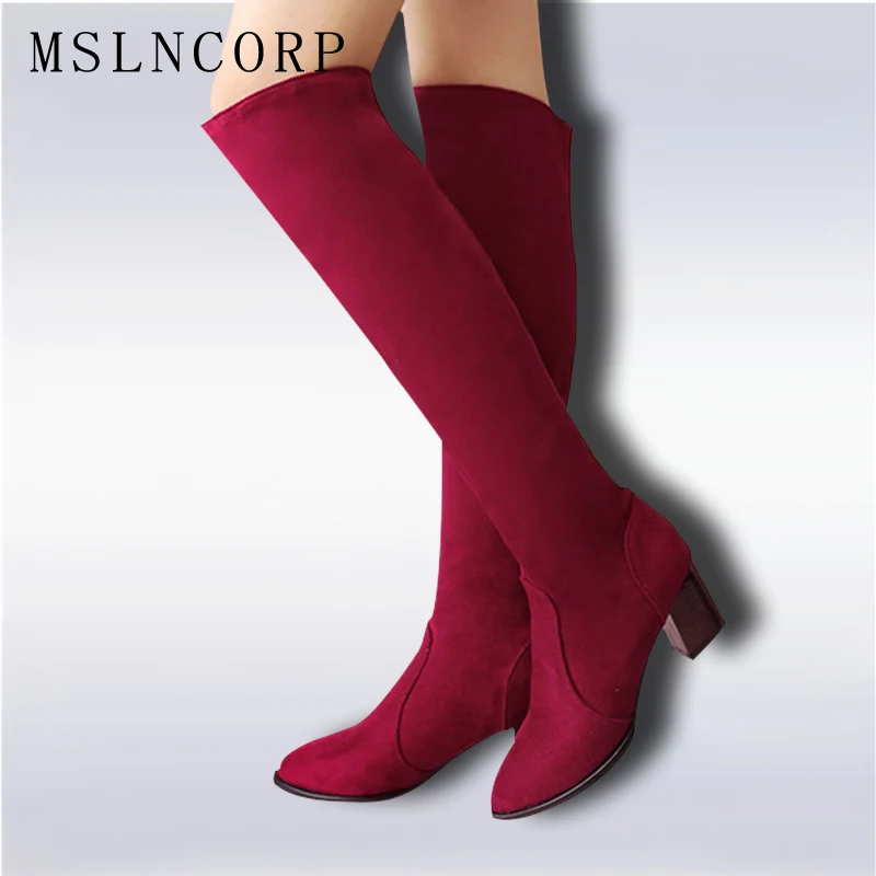 novo thigh high boots