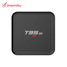 Latest T95M Amlogic S905 Quad Core Tv box 2GB/8GB with LED display Smart Media Player