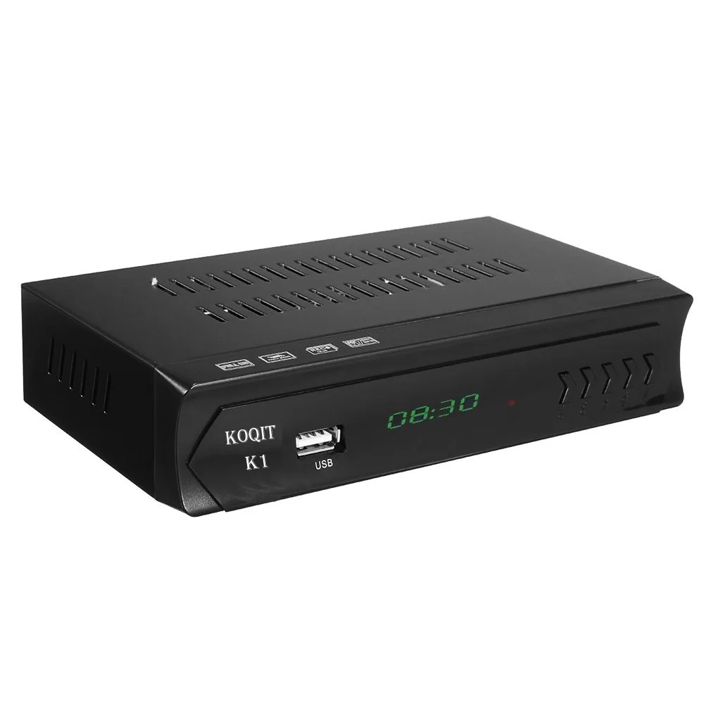 FTA тюнер DVB-S2 рецептор 1080P цифровой спутниковый ресивер IP tv Combo tv Box HD AC3(USB RJ45 Wifi) Youtube vu Biss Key Koqit K1