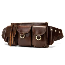 Waist Bag Men Genuine Leather Fanny Pack Fashion Belt Bum Bag Man Phone Pouch Casual Shoulder Chest Bag Mini Waist Hip Back Pack Waist Bag Men Genuine Leather Fanny Pack Fashion Belt Bum Bag Man Phone Pouch Casual Shoulder Chest Bag Mini Waist Hip Back Pack