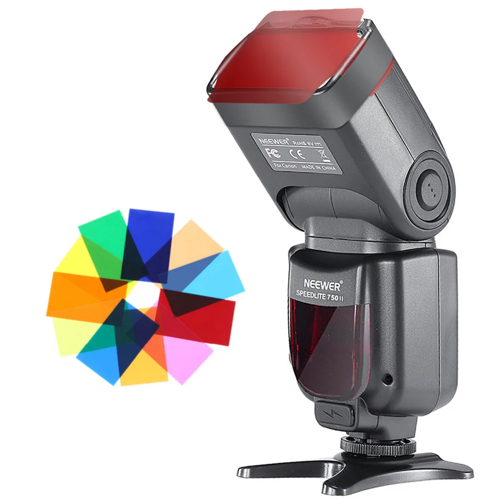 Набор для вспышки Neewer 750II TTL Speedlite с жестким диффузором 12 цветных фильтров Nikon D7200