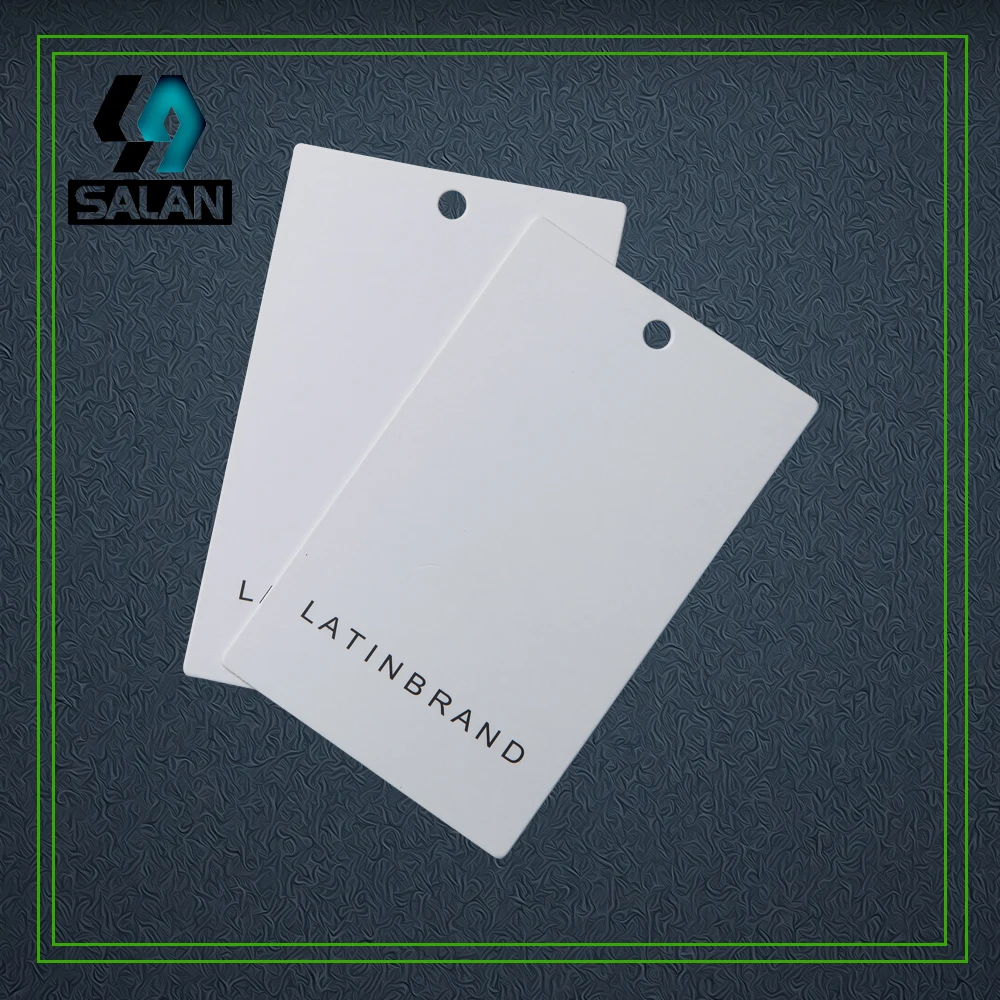 Customize 400gsm Cardboard Paper Printed Hang Tags For Clothing Product