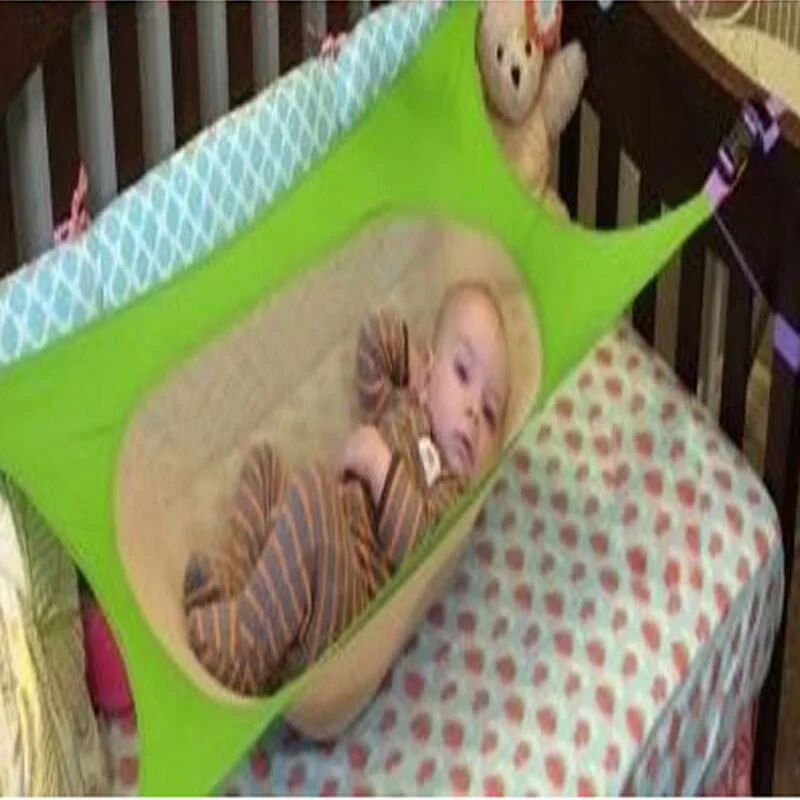 Portable font b Baby b font Crib Hammock Folding Newborn Infant Bed Elastic Detachable font b
