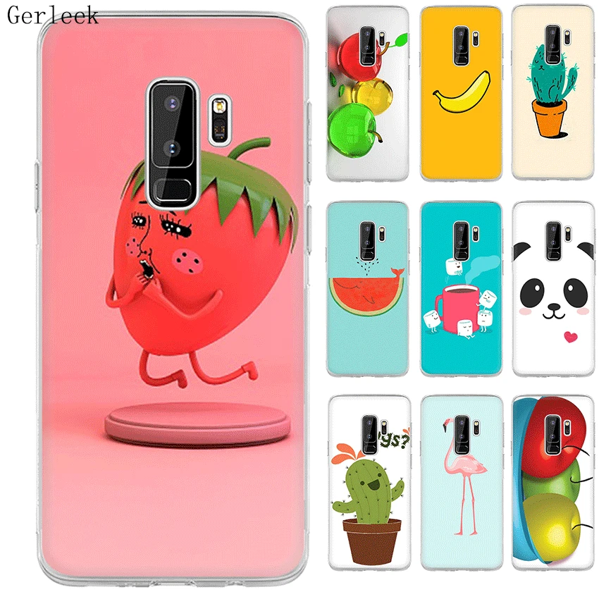 Чехол для Samsung Galaxy J1 J2 J3 J5 J7 Prime 2015 2016 2017 3D Клубника банан бонсай Жесткие ПК