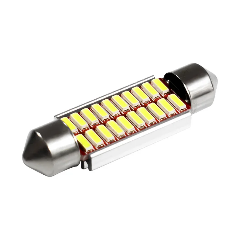 39 мм 6413 C5W C10W SV8.5 супер яркий 20 SMD 4014 светодиодный CANBUS без ошибок автомобильный фестон лампа авто корпус лампы Интерьер купольный светильник