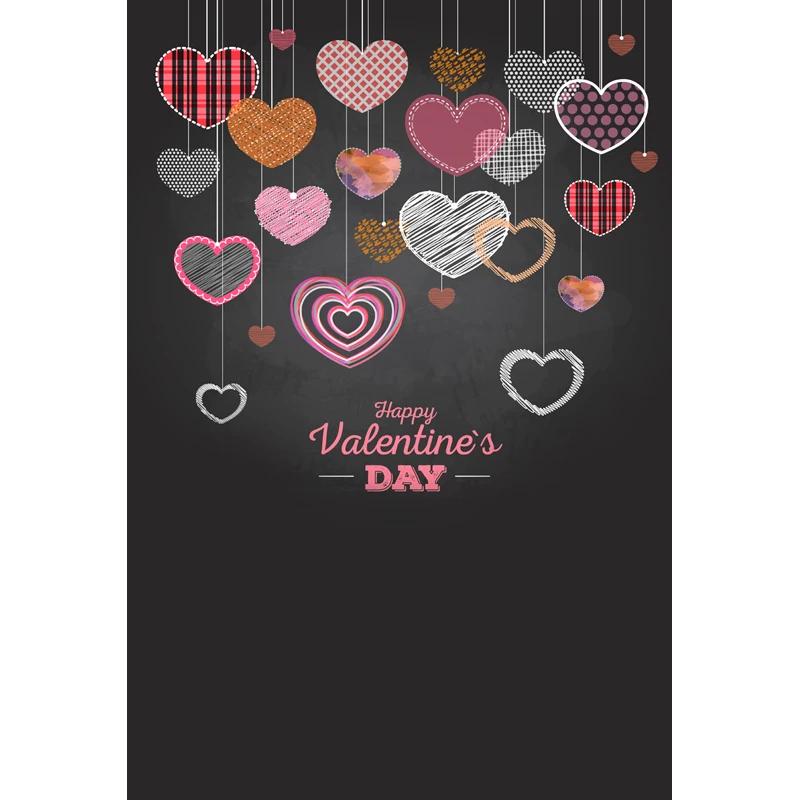 

MEHOFOTO Valentine's Day Vinyl Photography Backdrops Party Photo Background Photo Wall for Studio Prop Customized F-1936