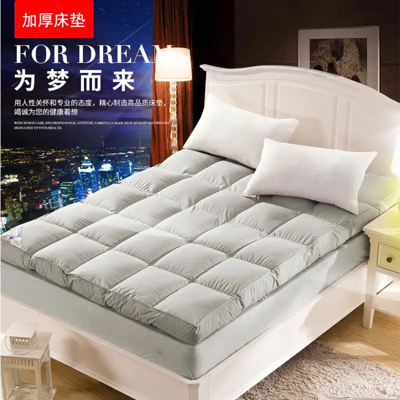 Thick velvet feather soft mattress Japanese tatami mattress Hotel mattress Filling of polyester fiber Thick velvet feather soft mattress Japanese tatami mattress Hotel mattress Filling of polyester fiber
