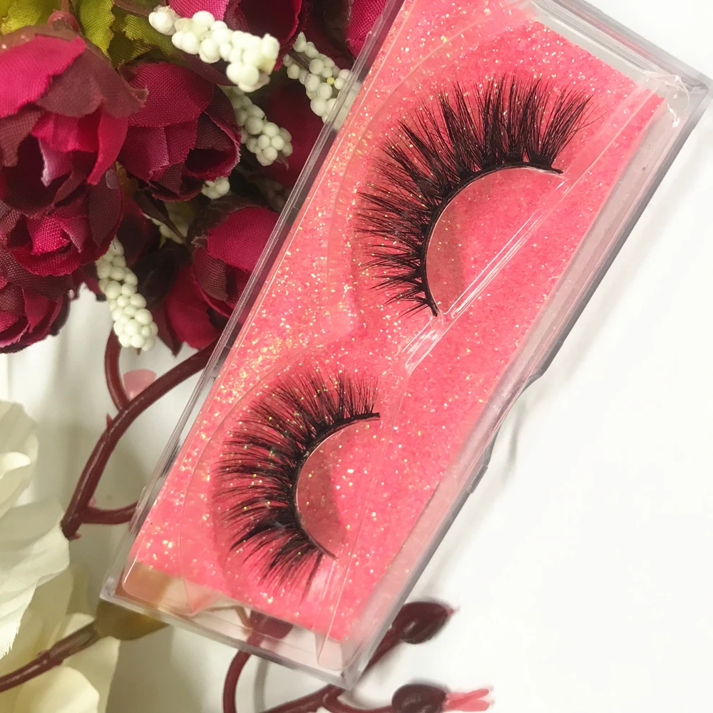 

3D Real Mink Eyelashes & Luxury Box Can Customize Logo Wholesale Price Mink Lashes Makeup Beauty Handmade EyeLashes Extension