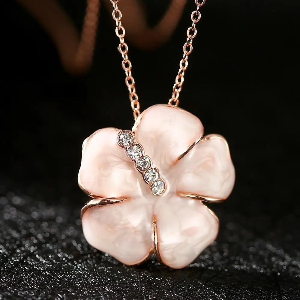 N653 WholesaleNickle Free Antiallergic18K Real Gold PlatedNecklace pendantsNew Fashion JewelryFor Women