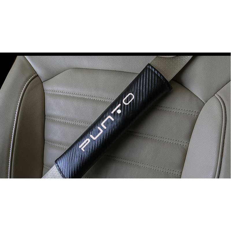 2 шт. PU модный автомобильный ремень безопасности Наплечные накладки Накладка для ремня безопасности автомобиля для Fiat Punto автомобильные аксессуары