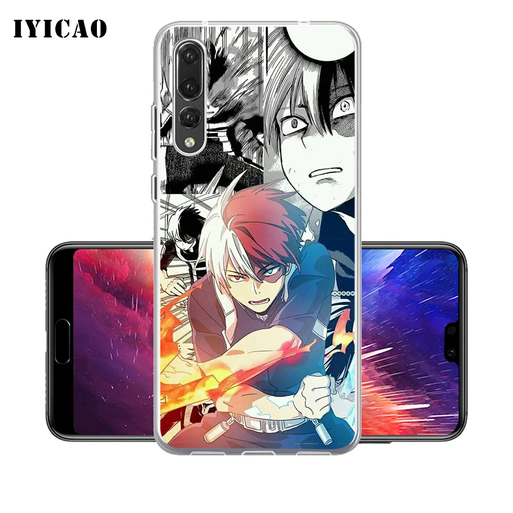 IYICAO аниме My Hero academic Мягкий силиконовый чехол для телефона Huawei P30 P20 Pro P10 P9 P8 Lite P Smart