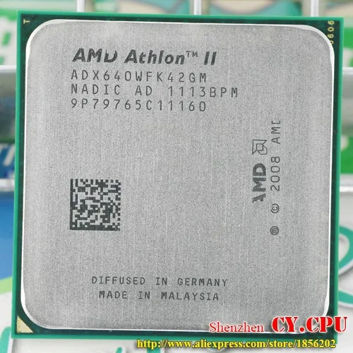 Процессор AMD Athlon II X4 640 четырехъядерный процессор(3,0 ГГц/L2 2 м/95 Вт/2000 ГГц) разъем am3 am2+ 938 pin X4 635