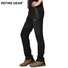 ReFire gear для путешествий на открытом воздухе теплые флисовые штаны для мужчин утепленная теплая ветровка охотничьи брюки мужские легкие спортивные легинсы