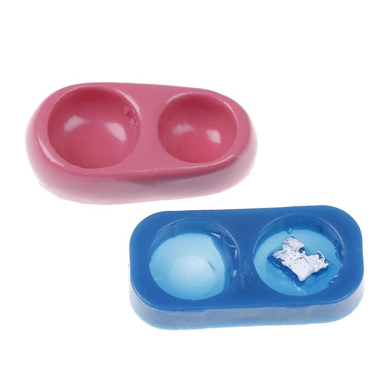 1/12 Mini Dog Cat Pet Food With Plate Simulation Furniture Model Toys Dollhouse Miniature Decoration For Doll Accessories | Игрушки и