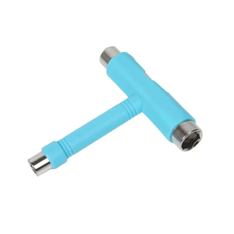 

T-type Skateboard Tool Screwdriver Socket Multifunction Portable Lightweight Skate T-Tool Mini Kick Scooter Tool