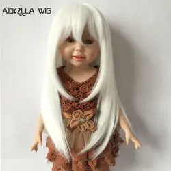 25-28 см голова круг кукла парик для русской куклы ручной работы, волосы для домашней ткани игрушки куклы для дюймов 18 дюймов американская