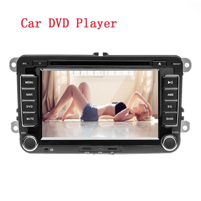 Podofo автомобильный мультимедийный плеер 2 Din автомобильный DVD gps " Автомагнитола стерео для VW/Volkswagen/Golf/Polo/Tiguan/Passat/b7/SEAT/leon/Skoda - Цвет: Car DVD Player