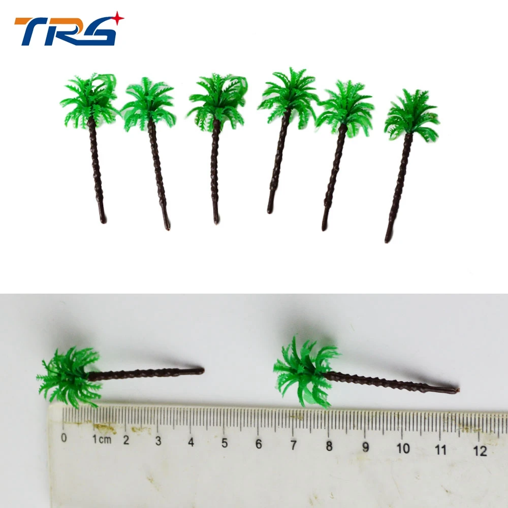 4.5cm miniature Architecture Plastic Palm Tree Model Miniature scale