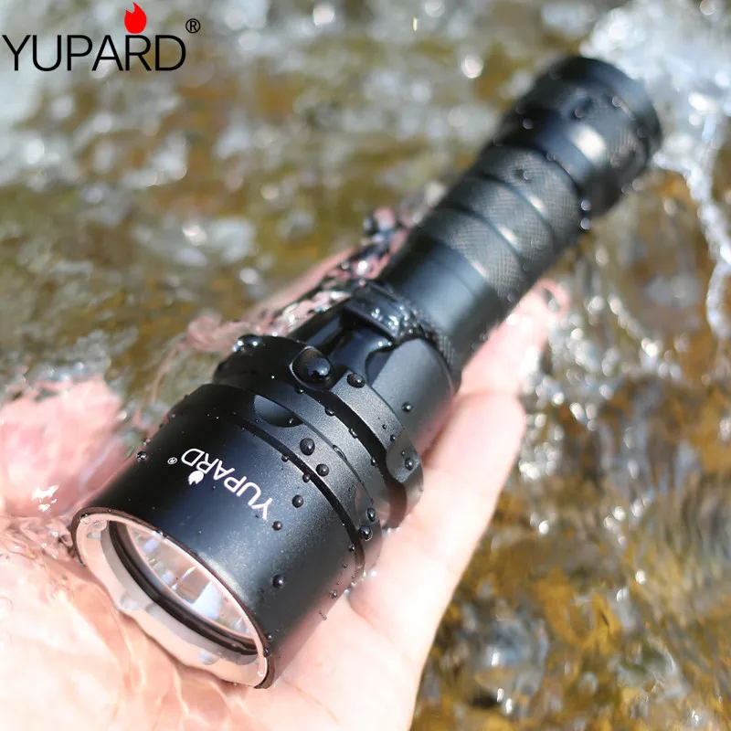 Водонепроницаемый фонарик YUPARD T6 для дайвинга нижнее белье ярсветильник