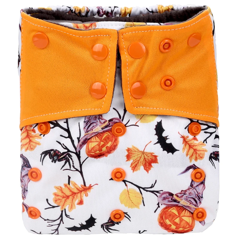 

[simfamily] 1PC Reusable Bamboo Charcoal Cloth Diaper Waterproof One Size Pocket Diaper Double Gussets Charcoal Nappy Wholesale