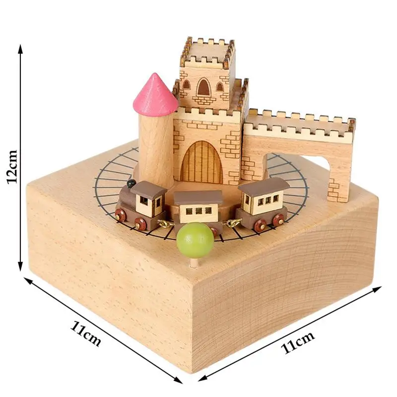 Карусель музыкальная шкатулка деревянный замок Подарочная музыкальная шкатулка коробочки Игра престолов Ретро украшение дома аксессуары подарок на год