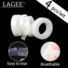 LAGEE PE материал дышащий и анти-аллергический легко оторвать глаза ленты для наращивание накладных ресниц лучше, чем бумажные ленты