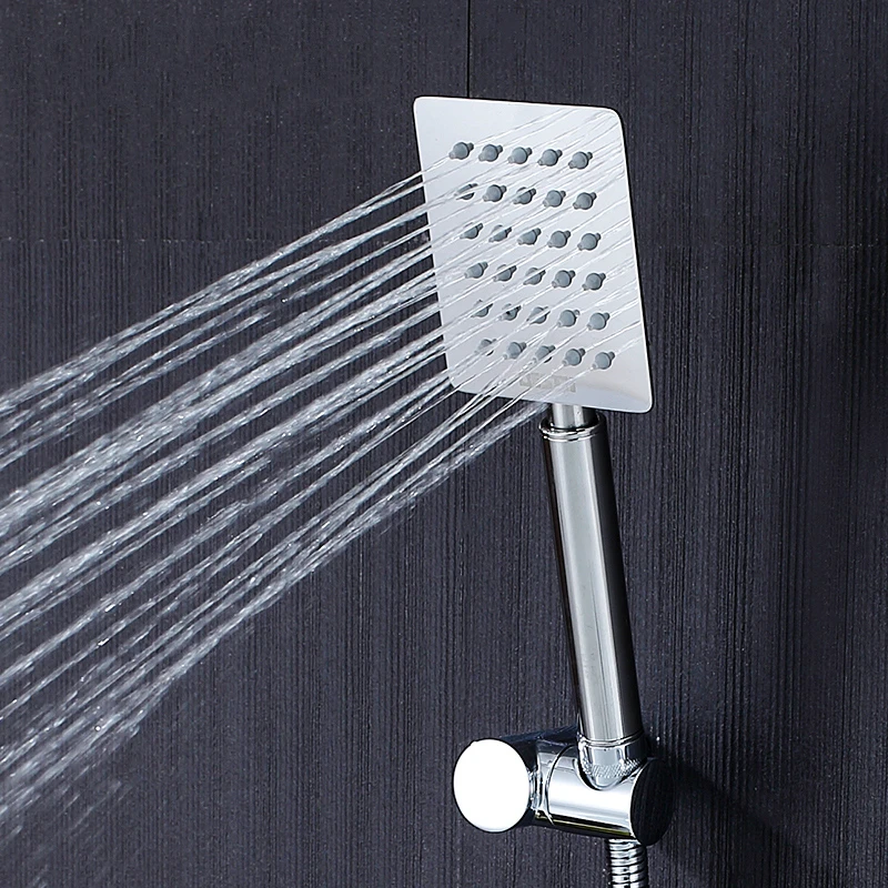Modern Polished Chrome 304 Stainless Steel Plating Ultra Thin Shower