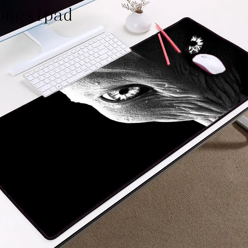 Congsipad Super Big Size Mouse Pads for Alien Zerg Monster Lovers Sci-fi Monster Style Pattern Table Mat 400x900x3MM for Pc Game