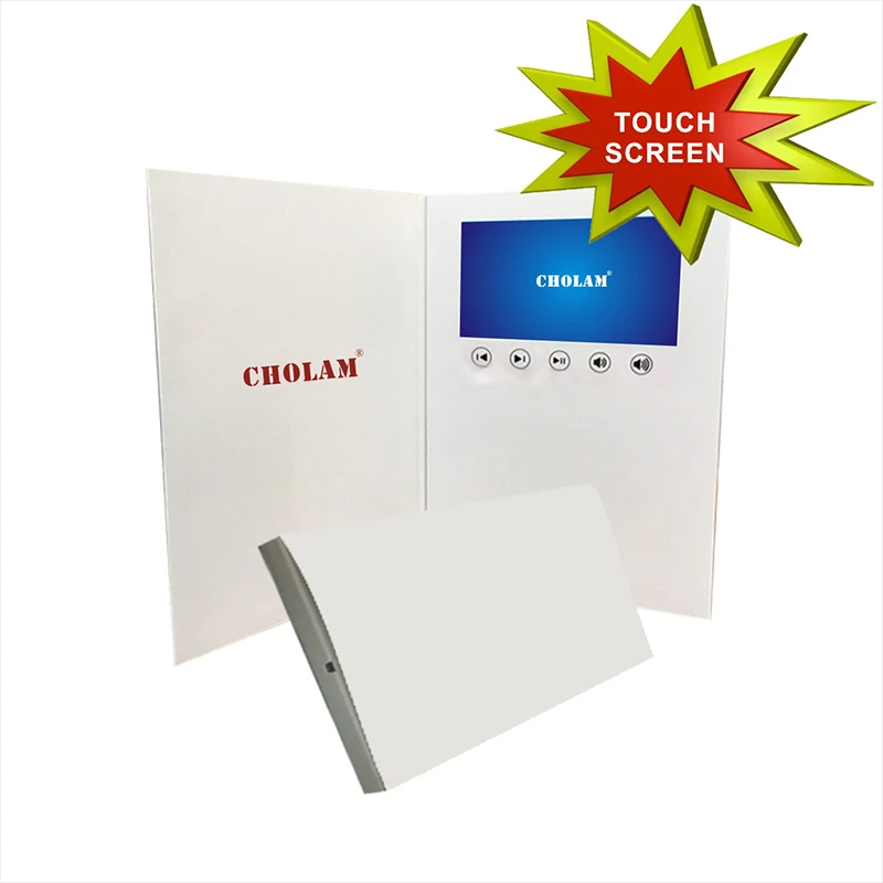 

5 INCH VERTICAL TOUCH SCREEN VIDEO BROCHURE CARD FOR ADVERTISING OR BLESSING