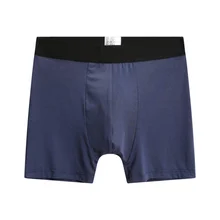 Мужское однотонное нижнее белье, 4 шт., мужские спортивные трусы для йоги, боксеры, дышащие хлопковые трусы для занятий спортом в помещении