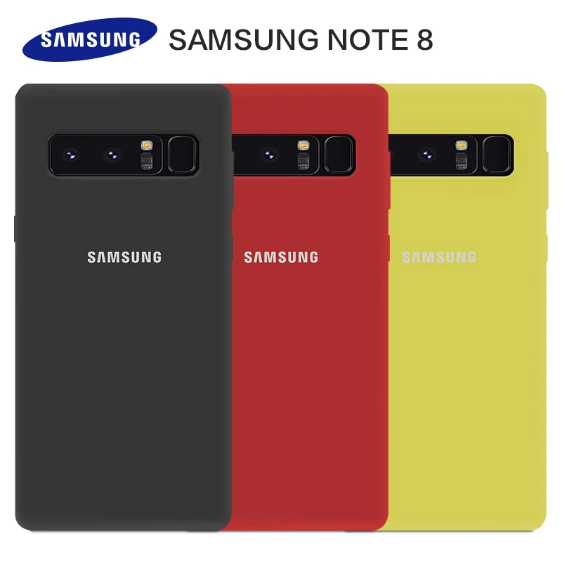 

100% Original Samsung Galaxy Note 8 SM-N950F Anti-knock Alcantara Phone Case Mobile Phone Cover Fundas Coque 7 Color