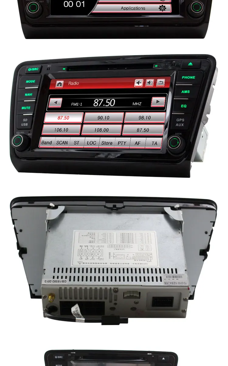 Top Besina 1 Din 8 Inch Car DVD Player For VW SKODA OCTAVIA 2013-2017 GPS Navigation Radio Canbus Steering Wheel Cnotrol Autoaudio 10