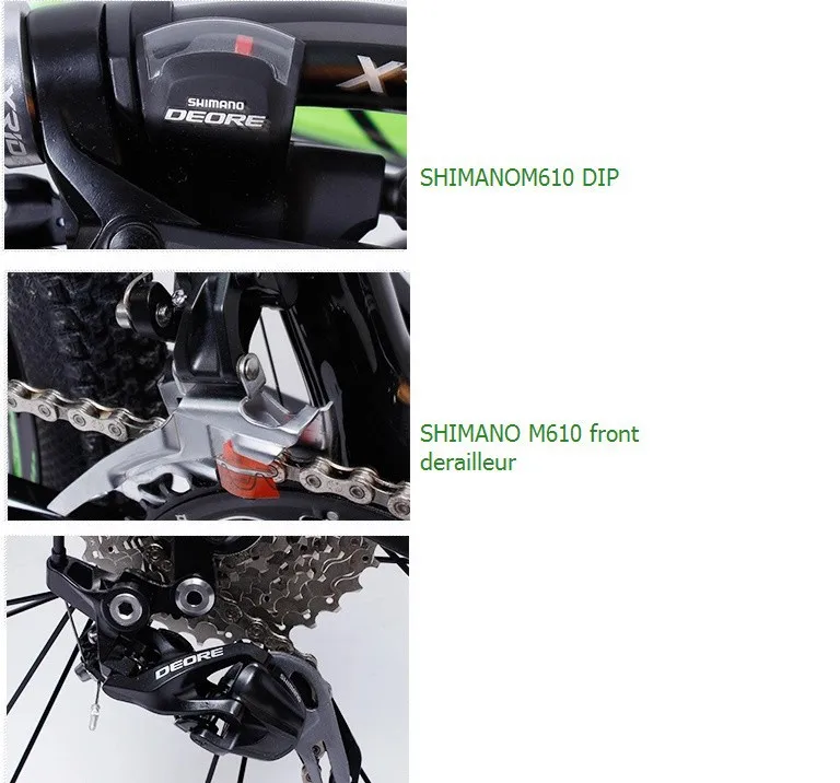 Perfect 26inch carbon fiber mountain bike 27speed Shiman0 bicycle fork oil disc brakes gas ultralight carbon fiber frame Super light 3