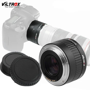 

Viltrox C-AF 2X Teleplus AF Auto Focus Teleconverter 2.0X Extender Magnification Lens Adapter For Canon EOS EF Lens (Black)