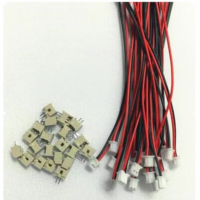 Micro Mini JST Connector 1.25mm 2 pin w/ Wire x 10 sets free shipping