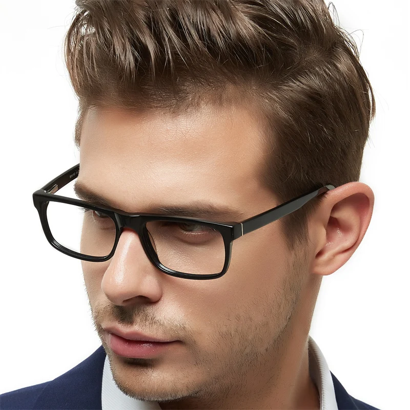 Очки по рецепту, мужские ацетатные оптические очки, оправа для мужчин, близорукость, очки по рецепту, женские, прозрачные, Маре, AZZURO BARVI