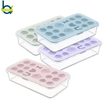

OBR Ice Cube Tray with Lid and Container Penguin Shaped Ice Lattice Mold Fruit Ice Cube Maker DIY Creative Ice Cream Tray