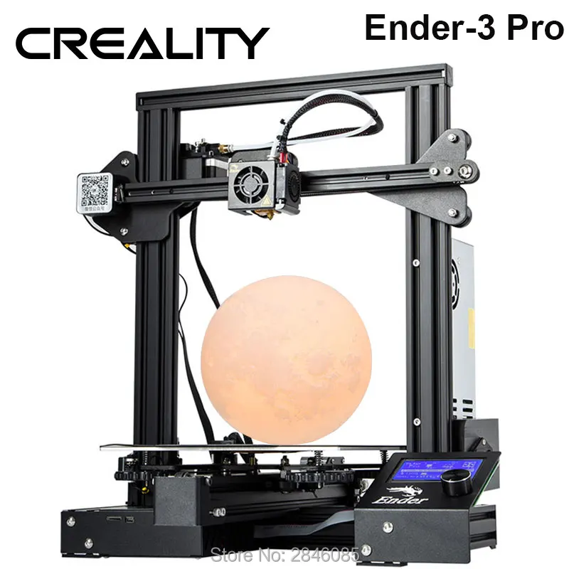 

CREALITY 3D Hot Ender-3 PRO 3D Printer Upgraded Cmagnet Build Plate Resume Power Failure Printing DIY KIT MeanWell Power Supply