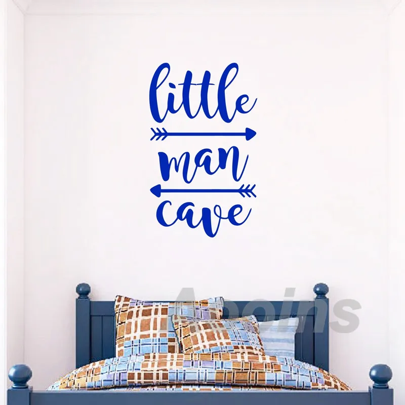 Little Man Cave Wall Decal Baby Boy Room  Decor