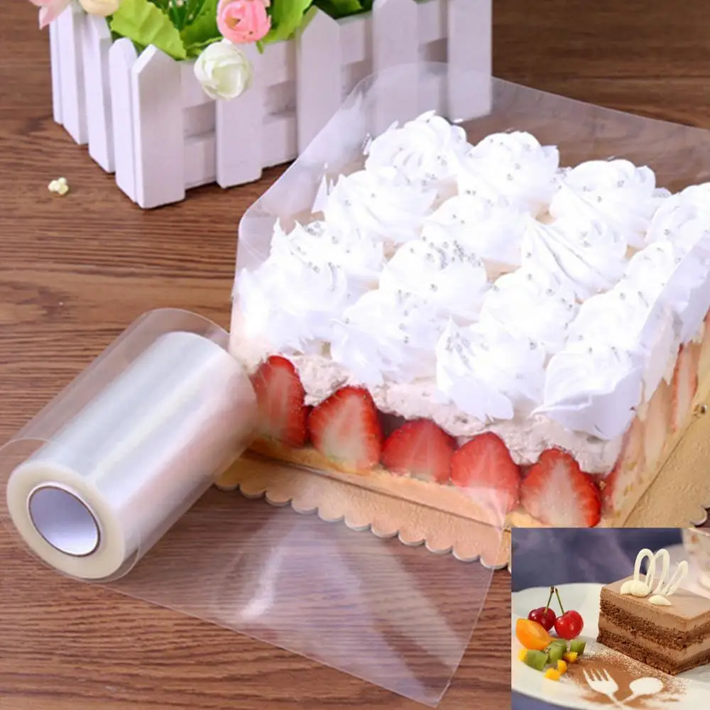 

Transparent Clear Mousse Surrounding Edge Wrapping Tape for Baking Cake